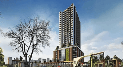 Image of 1404 Sq.ft 2 BHK Apartment / Flat for sale in EV 9 Square, Vashi, Navi Mumbai for Rs. 28500000