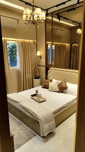 Bedroom Image of 700 Sq.ft 2 BHK Apartment / Flat for sale in Arihant Avanti Palace, Shilgaon Thane for Rs. 7000000