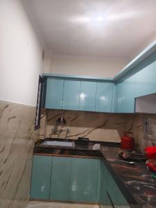 Kitchen Image of 720 Sq.ft 3 BHK Builder Floor for rent in Dashrath Puri New Delhi for Rs. 22000