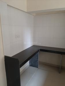 Kitchen Image of 575 Sq.ft 1 BHK Apartment / Flat for rent in Raunak Unnathi Woods, Kasarvadavali Thane for Rs. 23000