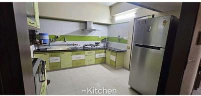 Kitchen Image of 1400 Sq.ft 3 BHK Apartment / Flat for sale in Deep Indraprasth 5, Prahlad Nagar Ahmedabad for Rs. 21000000