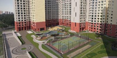 Image of 1572 Sq.ft 3 BHK Apartment / Flat for rent in Hubtown Rising City, Ghatkopar East, Mumbai for Rs. 85000