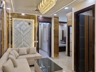 Living Room Image of 810 Sq.ft 3 BHK Apartment / Flat for sale in Hans Builders Floor, Dwarka Mor New Delhi for Rs. 5100000