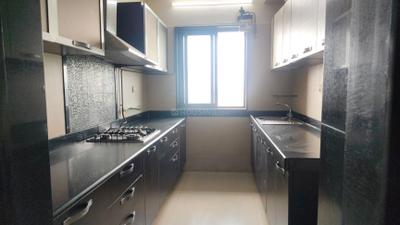 Kitchen Image of 1015 Sq.ft 2 BHK Apartment / Flat for rent in Kalpataru Aura, Ghatkopar West Mumbai for Rs. 90000