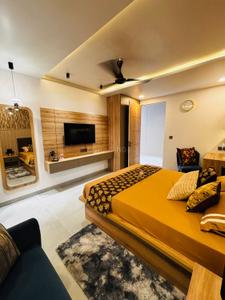 Bedroom Image of 500 Sq.ft 1 RK Apartment / Flat for sale in Tanishk The Cruise, Karolan Ka Barh Jaipur for Rs. 3700000