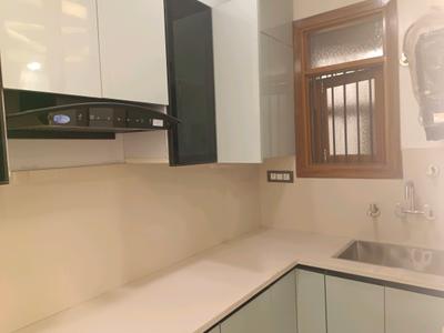 Kitchen Image of 600 Sq.ft 2 BHK Builder Floor for sale in Mahavir Enclave New Delhi for Rs. 5500000