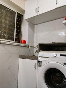 Kitchen Image of 760 Sq.ft 2 BHK Apartment / Flat for rent in Puraniks Aldea, Mahalunge Pune for Rs. 50000
