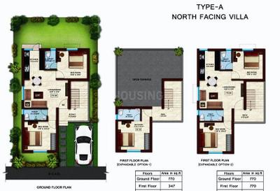 Image of 1300 Sq.ft 3 BHK Independent House for sale in Selaiyur, Chennai for Rs. 10800001