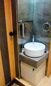 Bathroom Image of 1300 Sq.ft 2 BHK Apartment / Flat for sale in Aurum Q Residences R3, Ghansoli Navi Mumbai for Rs. 20000000