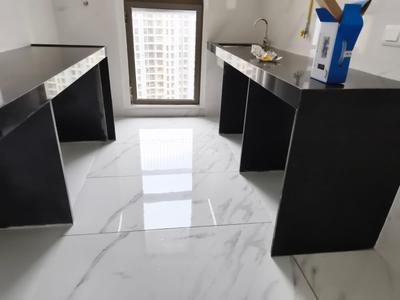 Kitchen Image of 630 Sq.ft 2 BHK Apartment / Flat for rent in Ten X Habitat Raymond Realty Tower G, Thane West Thane for Rs. 43000