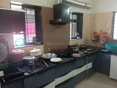 Kitchen Image of 1647 Sq.ft 3 BHK Villa for sale in Shubh Residency, Bopal Ahmedabad for Rs. 16000000