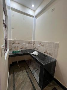 Kitchen Image of 1000 Sq.ft 1 BHK Builder Floor for rent in Andawa Allahabad for Rs. 7000