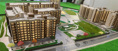 Image of 1645 Sq.ft 3 BHK Apartment / Flat for sale in Bren Park City, Electronic City, Bengaluru for Rs. 17200000