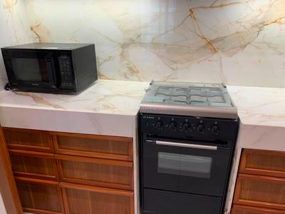 Kitchen Image of 2335 Sq.ft 3 BHK Apartment / Flat for rent in Shivalik Green View, Shantigram Ahmedabad for Rs. 100000