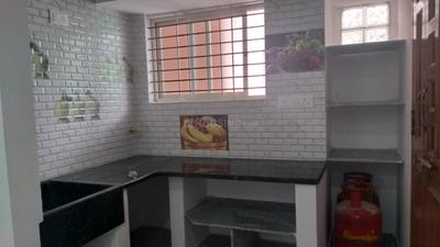 Kitchen Image of 600 Sq.ft 2 BHK Builder Floor for rent in Hebbal Bengaluru for Rs. 13000