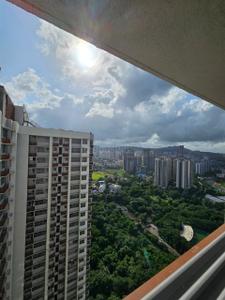 Balcony Image of 550 Sq.ft 1 BHK Apartment / Flat for rent in Piramal Vaikunth, Thane West Thane for Rs. 28000