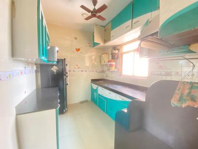 Kitchen Image of 800 Sq.ft 1 BHK Apartment / Flat for rent in Thane West Thane for Rs. 24999