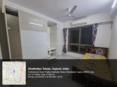 Bedroom Image of 2000 Sq.ft 4 BHK Apartment / Flat for rent in Bodakdev Ahmedabad for Rs. 95000