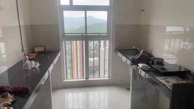 Kitchen Image of 1100 Sq.ft 3 BHK Apartment / Flat for rent in L And T Rejuve 360 Tower A, Mulund West Mumbai for Rs. 100000
