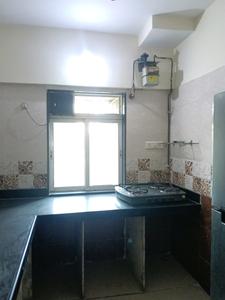 Kitchen Image of 600 Sq.ft 1 BHK Apartment / Flat for rent in Vihang Valley, Kasarvadavali Thane for Rs. 16000