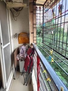 Balcony Image of 650 Sq.ft 2 BHK Apartment / Flat for rent in Thakurli Thane for Rs. 22000