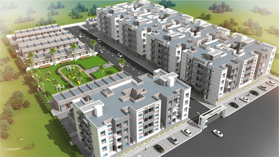 Image of 340 Sq.ft 1 BHK Apartment / Flat for rent in Bhaishree Aksharban Apartment, Zalta, Aurangabad for Rs. 4500