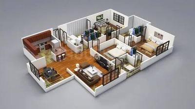 Image of 1100 Sq.ft 3 BHK Villa for sale in SN Villas, Mannivakkam, Chennai for Rs. 6800000