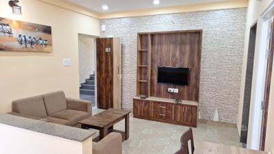 Living Room Image of 780 Sq.ft 1 BHK Apartment / Flat for rent in Hulimavu Bengaluru for Rs. 20000