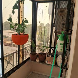 Balcony Image of 1200 Sq.ft 2 BHK Apartment / Flat for rent in Adajan Gam Surat for Rs. 22500