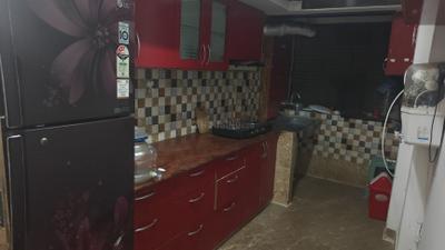 Kitchen Image of 1250 Sq.ft 2 BHK Apartment / Flat for rent in Garden Towers, Banjara Hills Hyderabad for Rs. 40000
