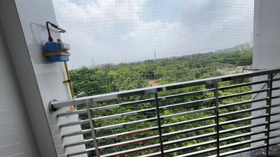 Balcony Image of 800 Sq.ft 2 BHK Builder Floor for rent in DDA Akshardham Apartments, Sector 19 Dwarka New Delhi for Rs. 39000