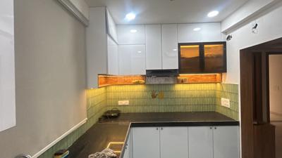 Kitchen Image of 800 Sq.ft 2 BHK Apartment / Flat for rent in Aadinath Imperia, Mansarovar Jaipur for Rs. 27000