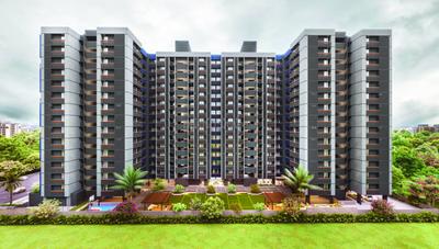 Image of 1000 Sq.ft 3 BHK Apartment / Flat for sale in The Evans, Tragad, Ahmedabad for Rs. 7753000