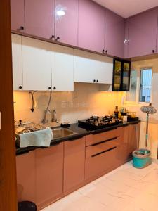 Kitchen Image of 800 Sq.ft 1 BHK Apartment / Flat for rent in Raghavendra Colony Hyderabad for Rs. 24000