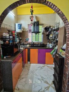 Kitchen Image of 850 Sq.ft 2 BHK Builder Floor for sale in Baghajatin Kolkata for Rs. 5200000