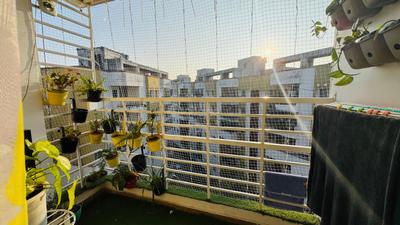 Balcony Image of 1170 Sq.ft 2 BHK Apartment / Flat for rent in Fortune Kasturi, Bagmugaliya Bhopal for Rs. 24000