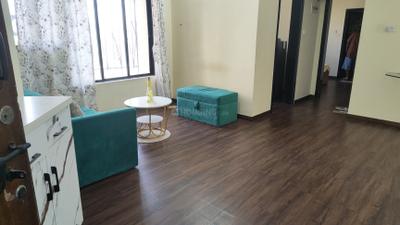 Living Room Image of 600 Sq.ft 1 BHK Apartment / Flat for rent in HDIL Dheeraj Residency, Goregaon West Mumbai for Rs. 40000