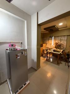 Kitchen Image of 850 Sq.ft 2 BHK Apartment / Flat for rent in Aroma Tirupati Aakruti Greenz, Chharodi Ahmedabad for Rs. 34000