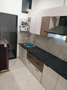 Kitchen Image of 1000 Sq.ft 1 BHK Builder Floor for rent in Mahalakshmi Nagar Indore for Rs. 20000