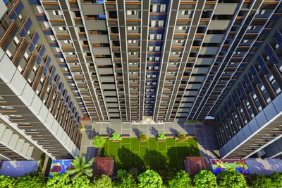 Image of 1000 Sq.ft 3 BHK Apartment / Flat for sale in The Evans, Tragad, Ahmedabad for Rs. 7753000
