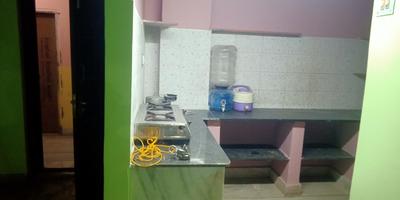 Kitchen Image of Full furnished AC PG in Keshtopur, Kolkata