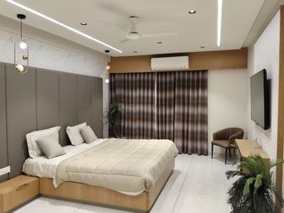 Bedroom Image of 1500 Sq.ft 3 BHK Apartment / Flat for rent in Adani Amogha, Shantigram Ahmedabad for Rs. 50000