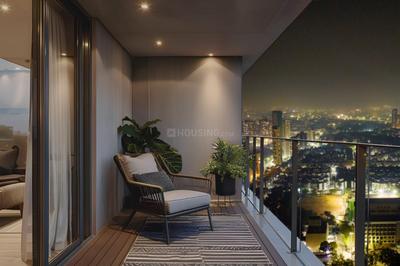 Balcony Image of 1400 Sq.ft 3 BHK Apartment / Flat for sale in Juhi Elegance, Ghansoli Navi Mumbai for Rs. 25000000