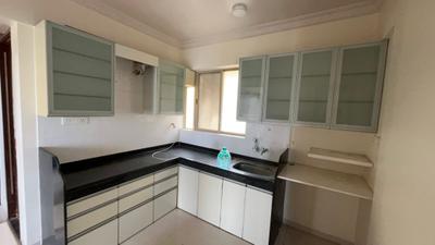 Kitchen Image of 590 Sq.ft 1 BHK Apartment / Flat for rent in Mainland Valencia, Wagholi Pune for Rs. 16500