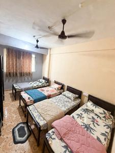 Bedroom Image of Om Sai PG  in Ghansoli, Navi Mumbai