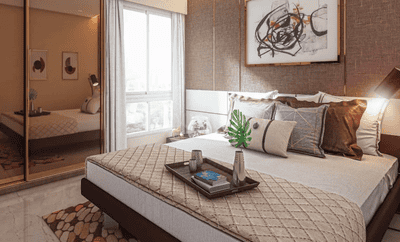 Image of 391 Sq.ft 1 BHK Apartment / Flat for sale in Mahindra Happinest Palghar 2 Phase 2, Boisar, Mumbai for Rs. 1900000