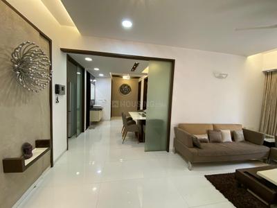 Living Room Image of 1550 Sq.ft 3 BHK Apartment / Flat for rent in Shaligram Prime, South Bopal Ahmedabad for Rs. 46000