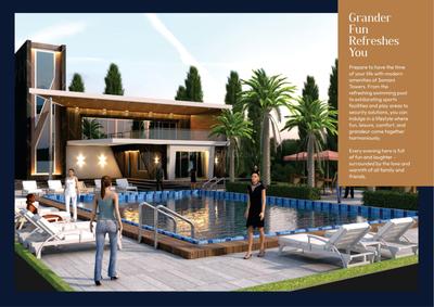 Image of 920 Sq.ft 2 BHK Apartment / Flat for sale in Somani Towers, Punawale, Pune for Rs. 5800000