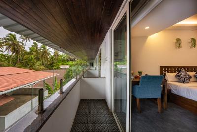 Balcony Image of 300 Sq.ft 1 RK Apartment / Flat for rent in Naicavaddo Goa for Rs. 40000
