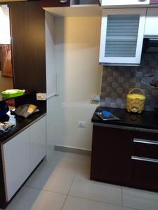 Kitchen Image of 1000 Sq.ft 2 BHK Apartment / Flat for rent in Mantri Webcity, Narayanapura Bengaluru for Rs. 30000